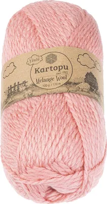 Obrázok produktu pre Priadza MELANGE WOOL – 100 g / 170 m – ružová