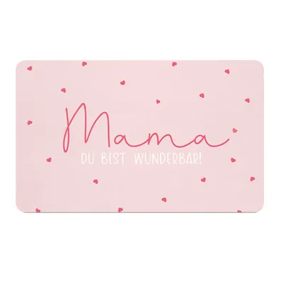 Produktbild von PPD Mama D@H Tray, Frühstücksbrettchen, Brettchen, Frühstück, Resopal, Rosa, 14.3 x 23.3 cm, 586002073