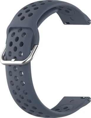 Produktbild von BStrap Silicone Dots Armband für Huawei Watch GT2 Pro, dark gray
