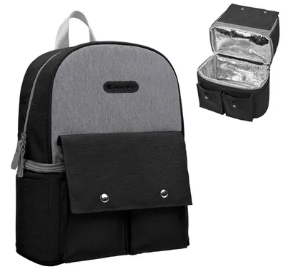 Produktbild von Kikkaboo Wickeltasche Nia Rucksack, Reißverschlussöffnung, verschiedene Fächer