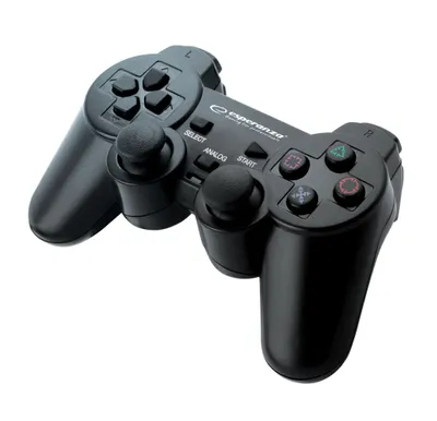 Zdjęcie produktu dla Esperanza EG106, Joystick, PC, Playstation 2, Playstation 3, D-pad, Analogowa/Cyfrowa, Przewodowa, USB 2.0