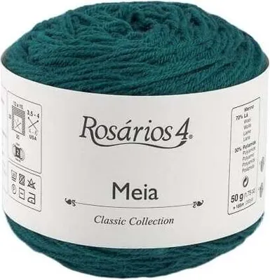 Obrázek produktu pro Rosários 4 Meia 19 Emerald Pletací příze