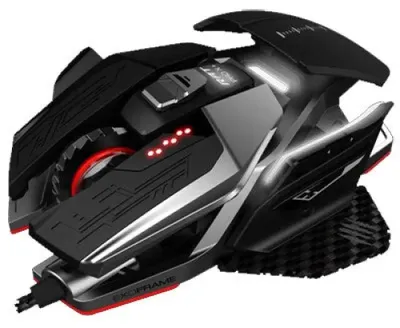 Produktbild von Mad Catz R.A.T. X3, rechts, Optisch, USB Typ-A, 16000 DPI, 16000 fps, Schwarz