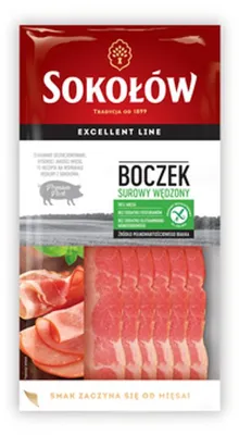 Productafbeelding van Sokołów Roh gerookte buikspek, in plakken, 100 g