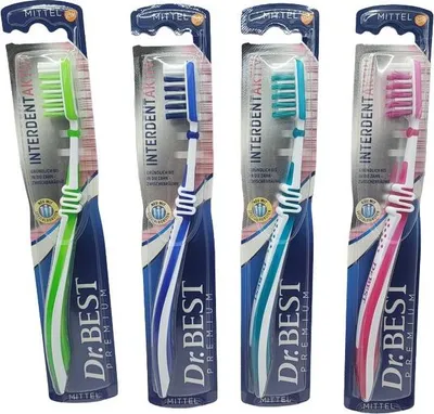 Produktbild von DR.BEST Zahnbürste Interdent Active Medium