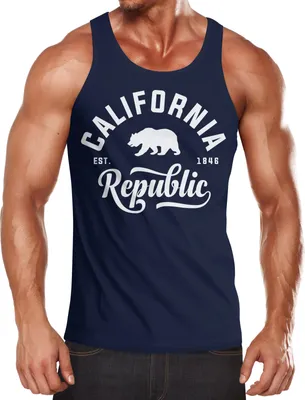 Produktbild von California Republic Herren Tank-Top von Neverless®  XXL