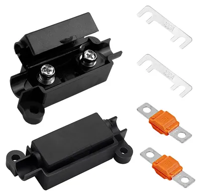 Midi-Sicherungshalter 2 Stück mit 2 Sicherungen 30 A 32 V