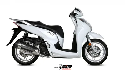 Image de Silencieux Mivv URBAN - Système complet 1x1 inox pour HONDA SH 300 BJ 2015 > 2016