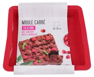 Obrázok produktu pre CREALYS - CREALYS Silikónová forma štvorcová 24,5cmx4cm - 513014