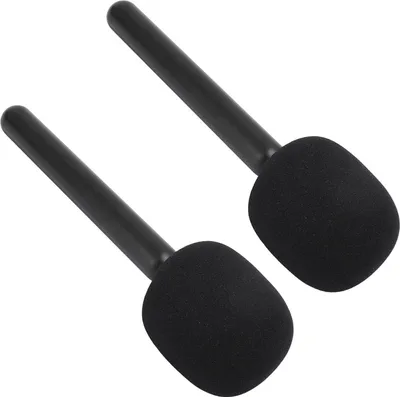 Obrázok produktu pre Držiak mikrofónu na rozhovor, 2 ks Držiak bezdrôtového mikrofónu pre mikrofón 1, 2, pre Rode Wireless GO II, pre Hollyland Lark M1, C1, 150, pre G1, Movo, Wireless