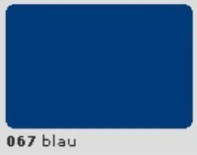 Produktbild von Oracal 651 Plotterfolie PVC Folie 63cm x 5m blau 067 Außenbereich