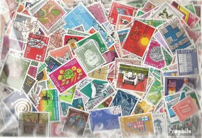 Produktbild von Briefmarken Schweiz 800 verschiedene Marken