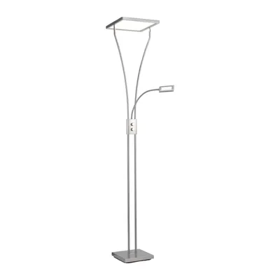 Zdjęcie produktu dla Lampa podłogowa LED, ściemniana, ruchoma lampka do czytania, wys. 195 cm