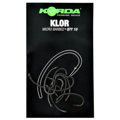 Produktbild von Korda Klor Hooks - 10 Karpfenhaken, Größe:4