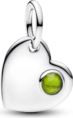 Produktbild von PANDORA MOMENTS Charm Herz August gravierbar 794295C08