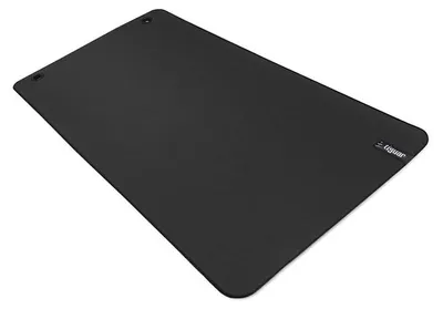 Image de tiguar Tapis d'entraînement 100x50x1 cm Antidérapant, robuste, polyvalent Tapis d'entraînement pour le fitness, l'entraînement fonctionnel, les exercices de step et de barbell Noir/pourpre