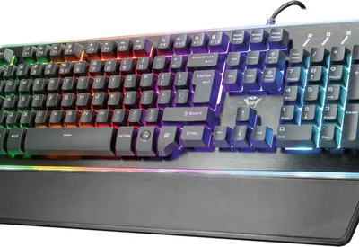 Obrázek produktu pro Trust GXT 860 Thura, Kabel, USB, Polomechanický spínač, QWERTY, LED, Černá