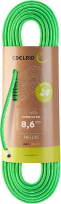 Edelrid Siskin Eco Dry Kletterseil; 8;6 mm; grün; mit umweltfreundlicher Beschichtung.
