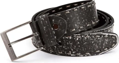 Produktbild von Gil Herren Gürtel Männergürtel Gürtelschnalle Jeansgürtel Belt Gurt RiemenG116 Schwarz 105 cm