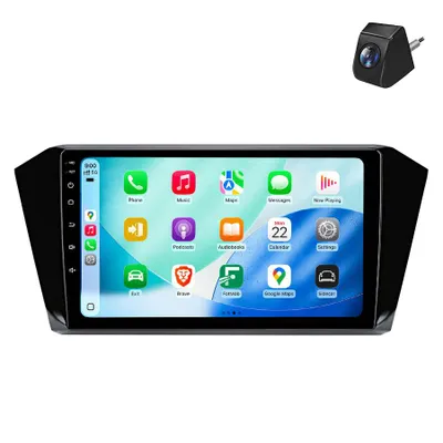 Produktbild von Android Autoradio 10 Zoll 2+64GB für VW Passat B8 (2014–2019) mit CarPlay & Android Auto Navigation & Bluetooth Rückfahrkamera