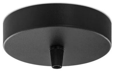Produktbild von Home Sweet Home Deckenrosette Metall schwarz 1 Licht