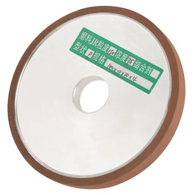 Obrázek produktu pro 1ks 100*20*10mm Diamantový brusný kotouč z pryskyřice pro brusku na frézy Leštící zrnitost 150