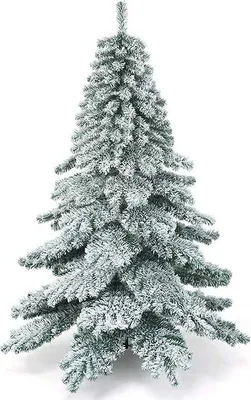 Immagine prodotto di COSTWAY Albero di Natale artificiale da 180 cm con neve, albero di Natale con supporto in metallo, albero di Natale 657 punte in PVC, sistema di piegatura dell'albero di Natale artificiale ideale per casa, ufficio, negozi e hotel