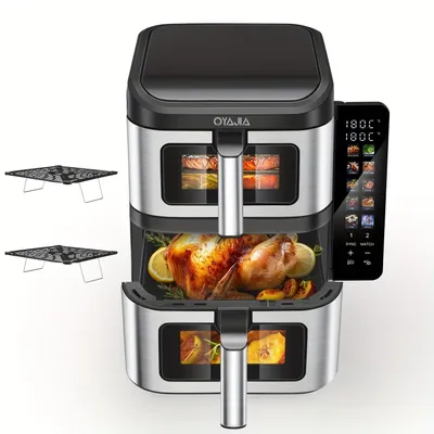 Obrázek produktu pro Fritovací trouba s horkým vzduchem – fritéza – trouba s horkým vzduchem – digitální trouba – objem 11 litrů