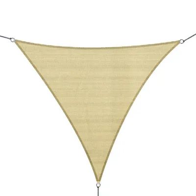 Produktbild von Sonnensegel – Dreieckiges Sonnensegel – Markise aus Segeltuch – UV-Schutz – Geeignet für Gärten, Terrassen und Außenbereiche – 3 x 3 x 3 m – Gelb