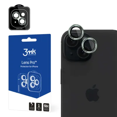 Produktbild von 3mk Hybridglas Lens Protection Pro für iPhone 15 Kamera Objektiv Kameralinse 0,04mm 9H