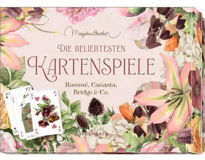 Produktbild von Coppenrath Verlag GmbH & Co.KG Schachtelspiel - Die beliebtesten Kartenspiele - Rommé, Canasta, Bridge & Co. (Marjolein Bastin)