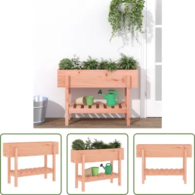 Produktbild von The Living Store Hochbeet 101x30x69 cm Massivholz Douglasie