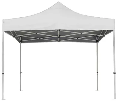Immagine prodotto di Gazebo da Giardino Pieghevole 3x3m in Alluminio e Tessuto Bianco