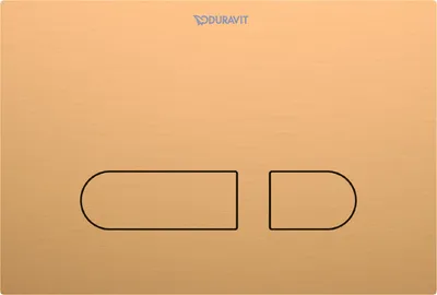 Produktbild von Duravit DuraSystem Betätigungsplatte mechanisch für WC A1, Edelstahl, WD5012044000