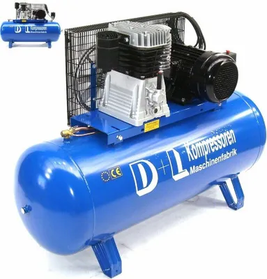 Produktbild von Werkstattkompressor 880/8/270D 7,5PS Druckluft Kompressor 400V Kolbenkompressor