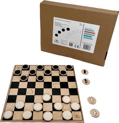 Produktbild von Holz-Damespiele für Kinder