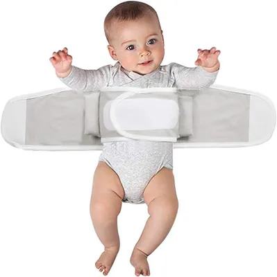 Produktbild von Baby Pucksack Schlafsack aus Baumwolle verstellbar mit Klettverschluss