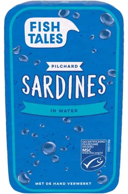 Produktbild von Fish Tales Sardinen in Wasser, 120 g – Frisch, zart, reich an Omega-3