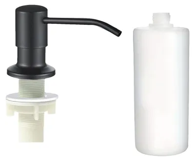 Image de Distributeur de savon en acier inoxydable pour cuisine et salle de bain
