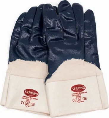 Produktbild von Arbeitshandschuhe - K013 Größe 10 Nitril blau - Schnittschutzhandschuhe ,144/Karton