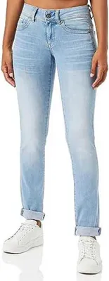 Produktbild von G-star Midge Saddle Mid Straight Fit Jeans Blau 28 / 32 Damen Blau 28