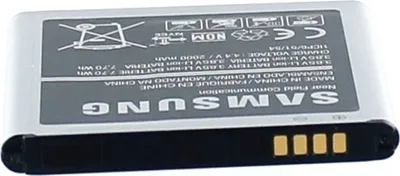 Produktbild von Akku für Samsung SM-J200M Li-Ion 3,7 Volt 2000 mAh schwarz.