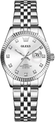Produktbild von Watch Elegante Wasserdicht Klassische Frauen Uhr mit Quarzwerk, Modisches Design mit Datumsanzeige Leuchtzeiger Armbanduhr Damen Exquisites Design