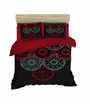 Produktbild von L'Essentiel Linge de Maison, Adal- PRL1413, Rot, Bettdecken, Oberseite der Bettdecke und Kissenbezug: 100% Polyestermikrosatin