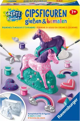 Produktbild von Ravensburger Creation Create & Paint Gipsfigur Fantasy Horse 28524