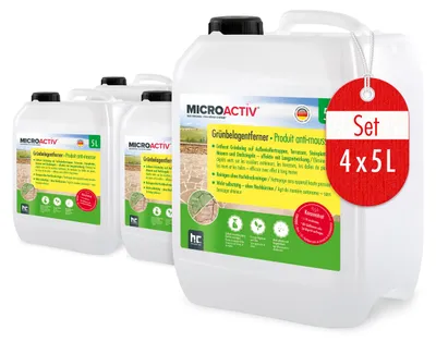 Produktbild von 4 x 5 L MICROACTIV® Steinreiniger / Grünbelag-Entferner