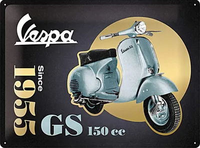 Obrázek produktu pro Nostalgic-Art - Blechschild 30 x 40 cm - Vespa- Vespa GS 150 Since 1955 - Special Edition
