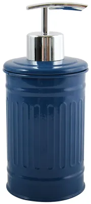 Produktbild von MSV Seifenpumpe/Spender - Industrial - Metall - blau - 17 cm