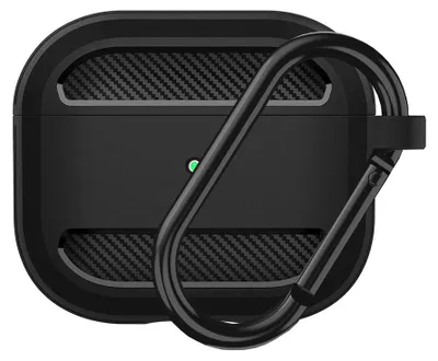 Zdjęcie produktu dla Techsuit Carbon Silicone etui do AirPods 3 – czarne