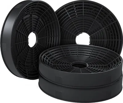 Produktbild von Kohlefilter Set 4x passend wie Amica 1160826 Aktivkohlefilter 160mmØ für Dunstabzugshaube